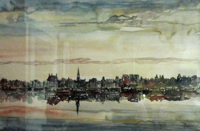 Spiegelglad water