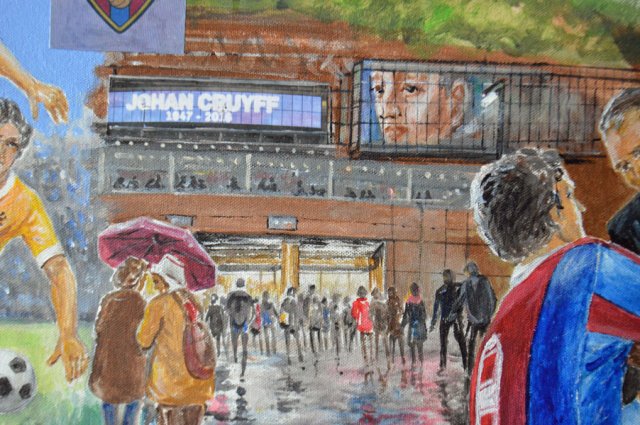 Collage Johan Cruijff detail