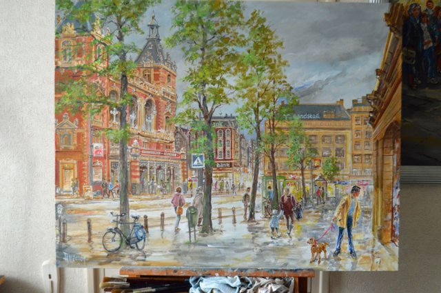 Leidseplein met Stadschouwburg