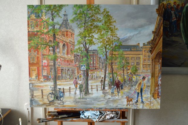 Leidseplein met Stadschouwburg