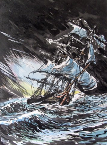 zeilschip-in-zwaar-weer
